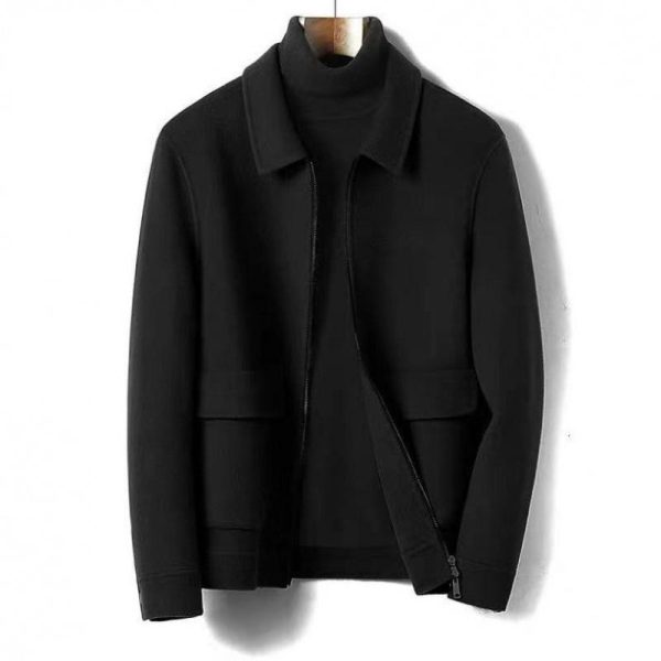 Mens Outerwear |  Sean Jacket In Double-Face Wool-Cashmere Clothing hickory melange