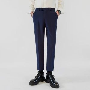 Mens Pants |  Zaine Tab Pant In Textured Gabardine Clothing baltic