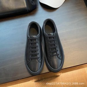 Mens Shoes |  Common Projects Men’S Original Achilles Sneakers Accessories black/black sole