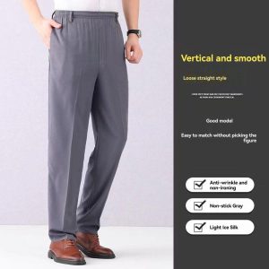 Mens Suits |  Curtis Drawstring Pant In Precision Ponte Clothing basalt