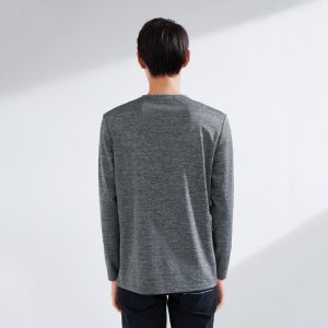 Mens Sweaters + Cardigans |  Crewneck Sweater In Regal Wool Clothing cool heather grey