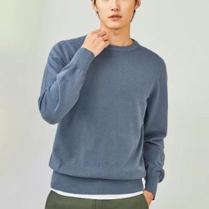 Mens Sweaters + Cardigans |  Hilles Crewneck Sweater In Cashmere Clothing baltic