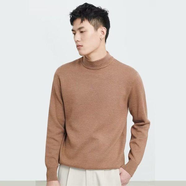 Mens Sweaters + Cardigans |  Hilles Turtleneck Sweater In Cashmere Clothing Mens