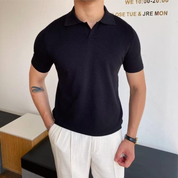 Mens T-Shirts + Polos |  Brenan Polo Shirt In Cotton-Linen Clothing Mens