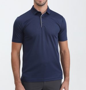 Mens T-Shirts + Polos |  Bron Polo Shirt In Anemone Modal Jersey Clothing eclipse multi