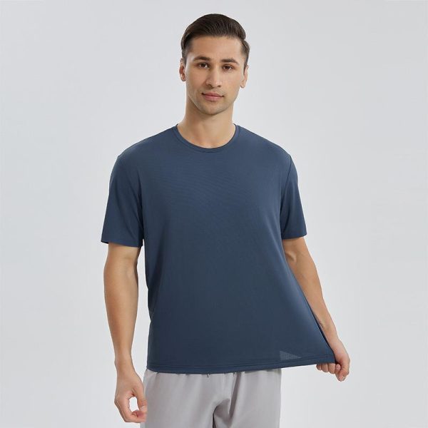 Mens T-Shirts + Polos |  Dorian Tee In Active Knit Clothing Mens