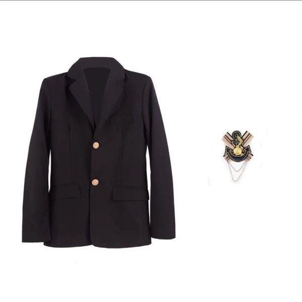 Womens Blazers + Jackets |  Boxy Patch Pocket Blazer In Admiral Crepe Blazers + Jackets black