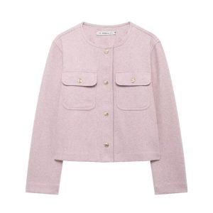 Womens Blazers + Jackets |  Cardigan Jacket In Double-Face Wool-Cashmere Blazers + Jackets Blazers + Jackets