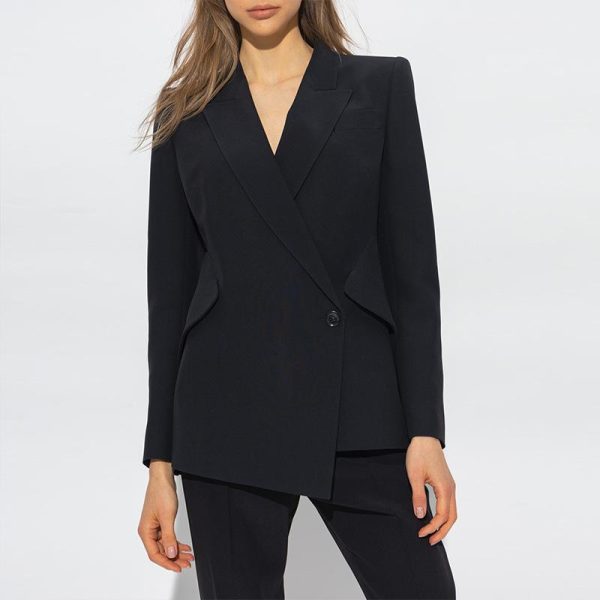 Womens Blazers + Jackets |  Etiennette Blazer In Good Wool Blazers + Jackets black