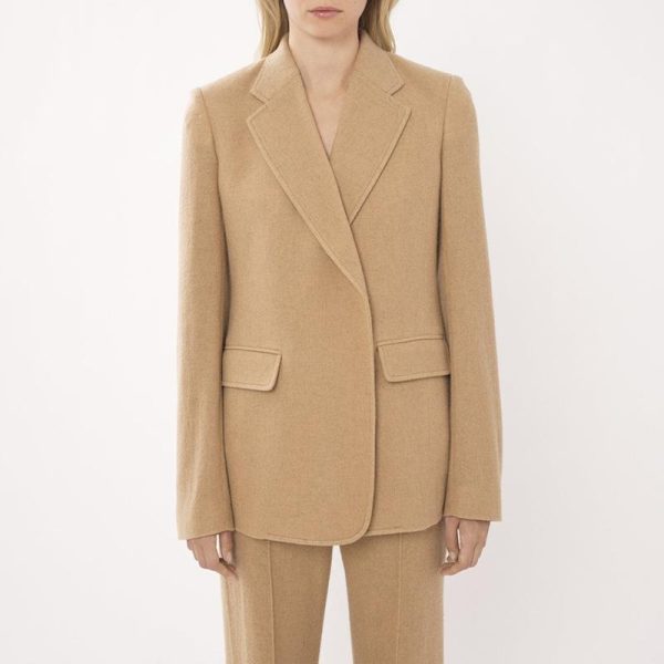 Womens Blazers + Jackets |  Oversized Blazer In Double-Face Wool-Cashmere Blazers + Jackets Blazers + Jackets