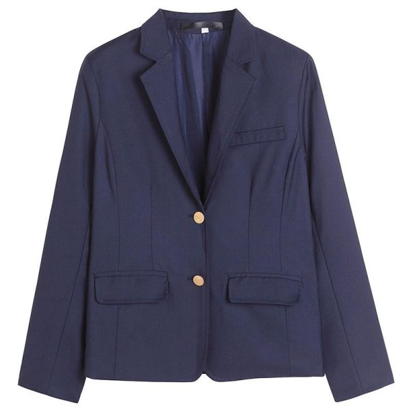 Womens Blazers + Jackets |  Single-Button Blazer In Sleek Flannel Blazers + Jackets Blazers + Jackets