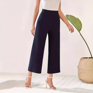 Womens Pants |  Cropped Wide-Leg Pant In Neoteric Twill Clothing limestone