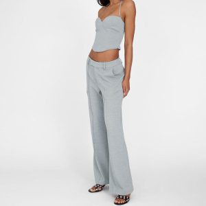 Womens Pants |  Flared Pant In Good Wool Clothing Pants