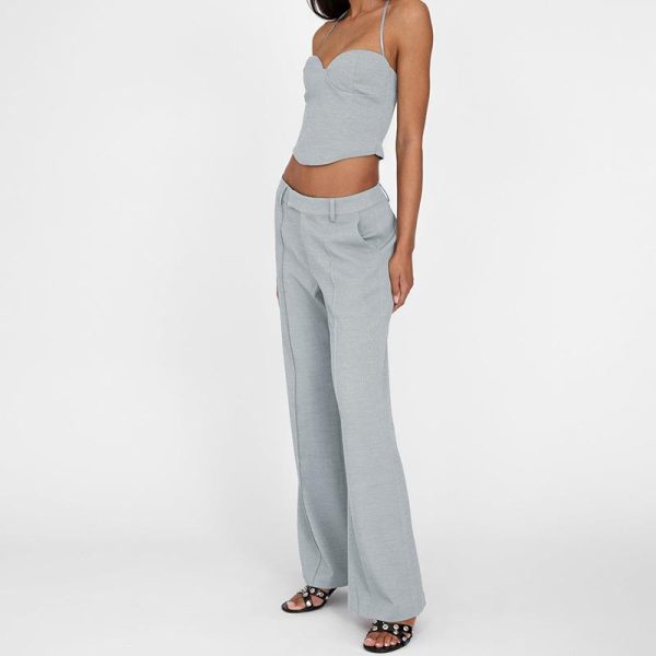 Womens Pants |  Flared Pant In Good Wool Clothing Pants