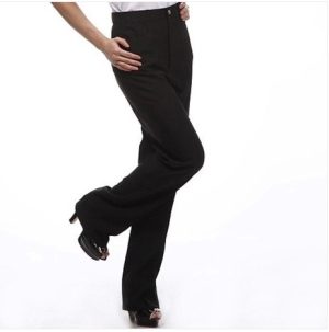 Womens Pants |  Flared Pant In Good Wool Clothing black