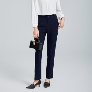 Womens Pants |  Kick Pant In Stretch Cotton Clothing nocturne navy