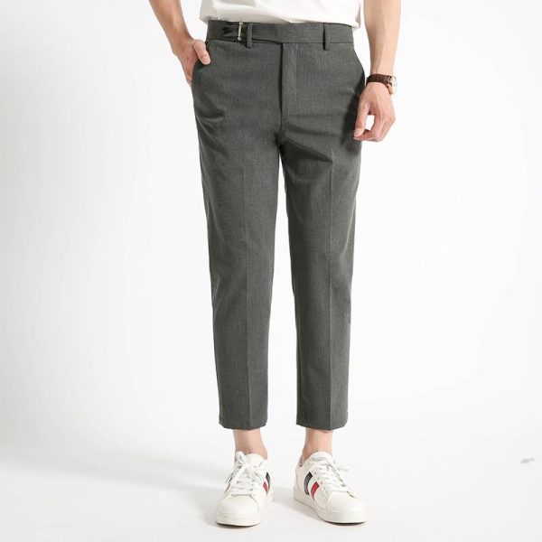 Womens Pants |  Treeca Pull-On Pant In Sleek Flannel Clothing new charcoal melange