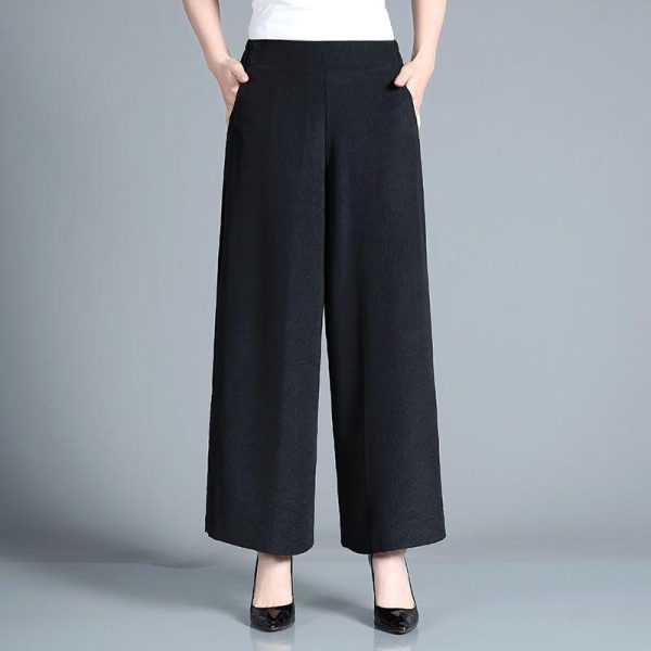 Womens Pants |  Wide Crop Pant In Good Linen Clothing butter yellow