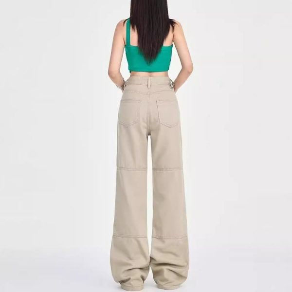 Womens Pants |  Wide-Leg Carpenter Pant In Fluid Twill Clothing new sand