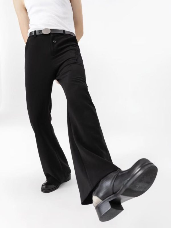 Womens Pants |  Wide-Leg Pant In Double-Knit Jersey Clothing black