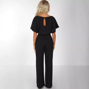 Womens Pants |  Wide-Leg Pull-On Pant In Admiral Crepe Clothing black