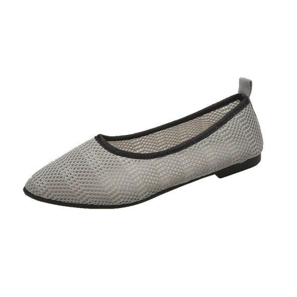 Womens Shoes |  Ballet Flat In Mesh Accessories black