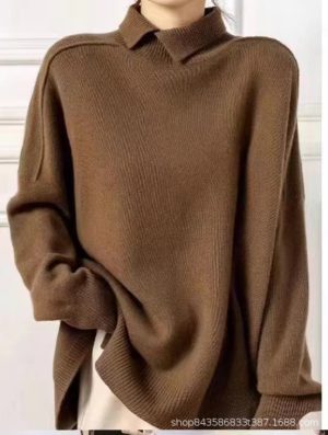 Womens Sweaters + Cardigans |  Cropped Sweater In Cashmere Clothing royal camel