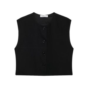 Womens Tops |  Shell Top In Good Cotton Clothing black