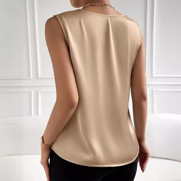 Womens Tops |  Shell Top In Silk Georgette Clothing cinder