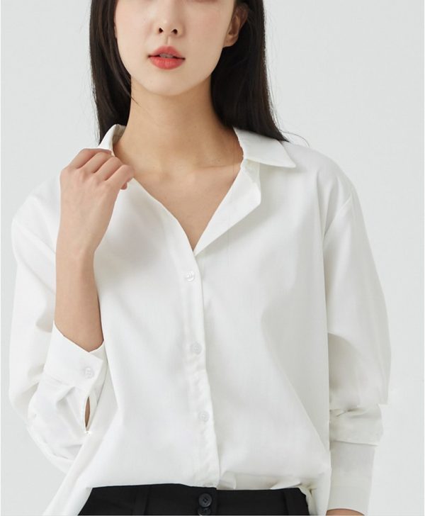 Womens Tops |  Straight Shirt In Admiral Crepe Clothing rice