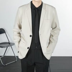 Mens Blazers + Jackets |  Virgin Wool Two-Button Blazer Blazers + Jackets Blazers + Jackets